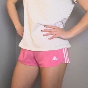 Light Pink, Adidas running shorts, XS